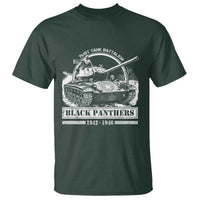 Black Panthers 761st Tank Battalion T Shirt WW2 Heroes Black History Month
