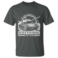 Black Panthers 761st Tank Battalion T Shirt WW2 Heroes Black History Month