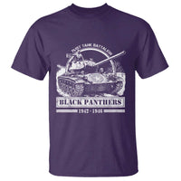 Black Panthers 761st Tank Battalion T Shirt WW2 Heroes Black History Month