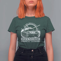 Black Panthers 761st Tank Battalion T Shirt For Women WW2 Heroes Black History Month