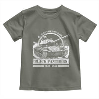 Black Panthers 761st Tank Battalion Toddler T Shirt WW2 Heroes Black History Month