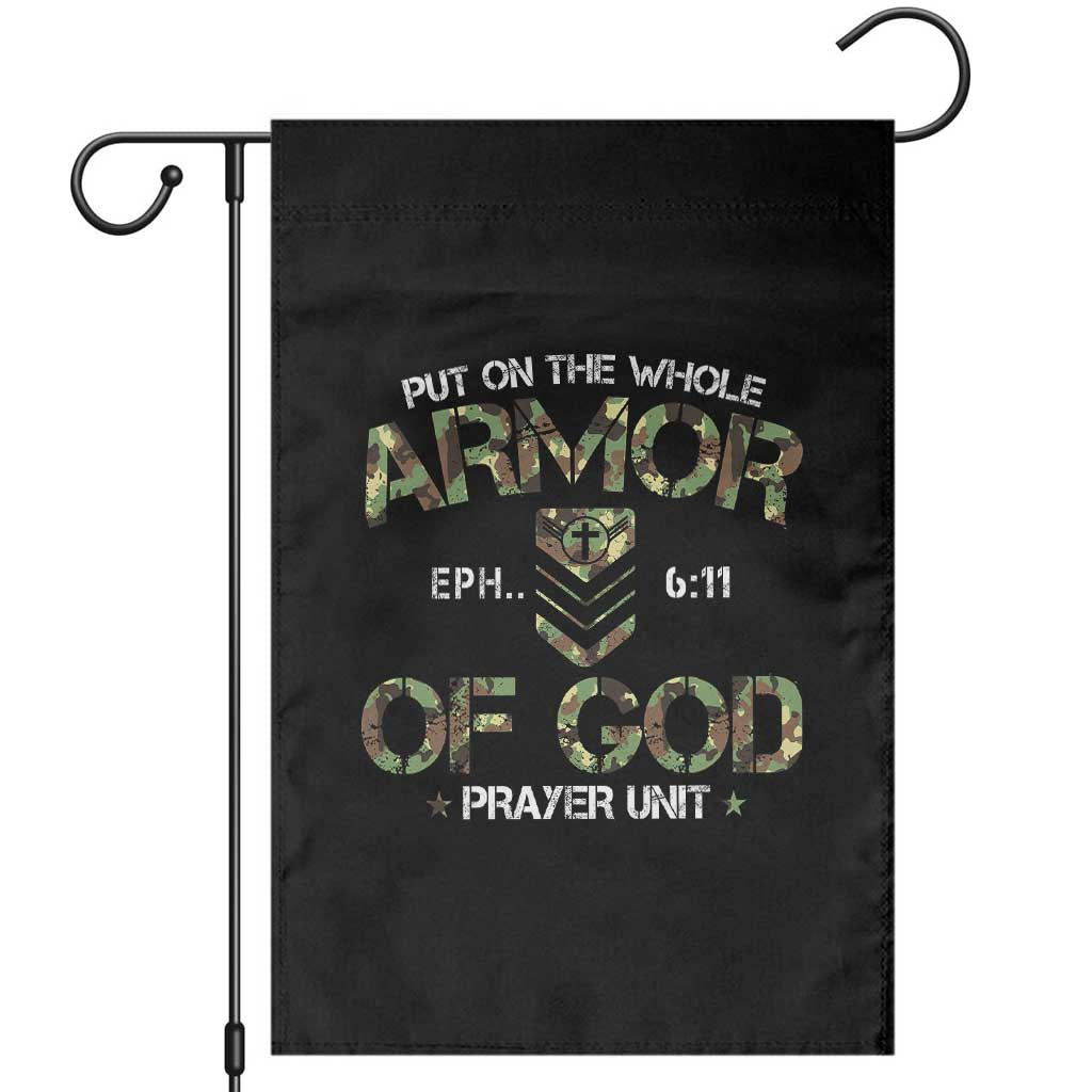 Put On The Whole Armor Of God Prayer Unit Garden Flag Ephesians 6:11 Christian Army - Wonder Print Shop