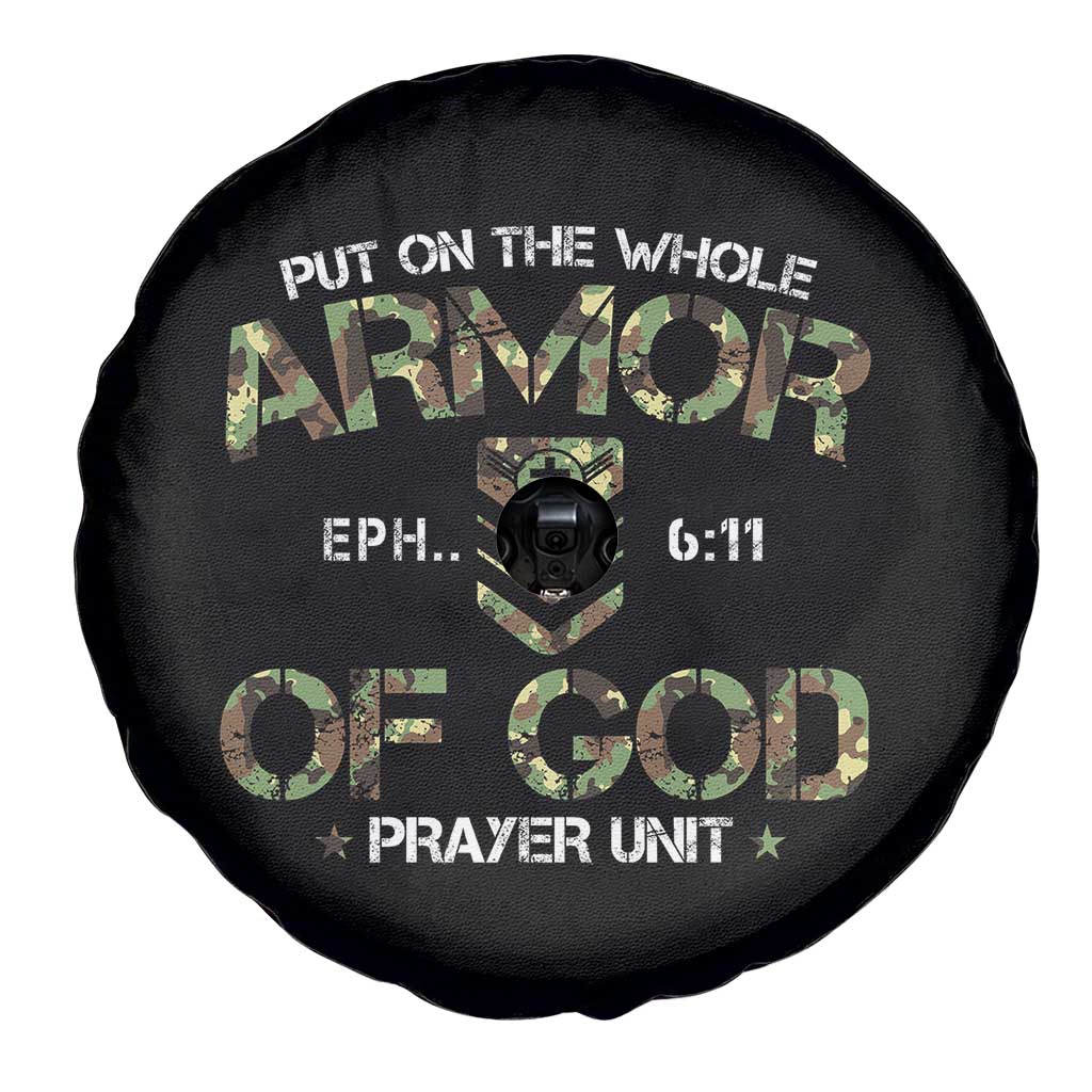 Put On The Whole Armor Of God Prayer Unit Spare Tire Cover Ephesians 6:11 Christian Army - Wonder Print Shop