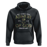 Put On The Whole Armor Of God Prayer Unit Hoodie Ephesians 6:11 Christian Army - Wonder Print Shop