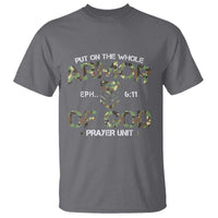 Put On The Whole Armor Of God Prayer Unit T Shirt Ephesians 6:11 Christian Army - Wonder Print Shop