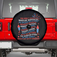 Funny You Dont Have No Whistlin Bungholes Spare Tire Cover USA Flag 4th Of July