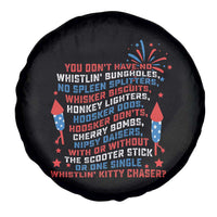 Funny You Dont Have No Whistlin Bungholes Spare Tire Cover USA Flag 4th Of July