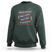 Funny You Dont Have No Whistlin Bungholes Sweatshirt USA Flag 4th Of July
