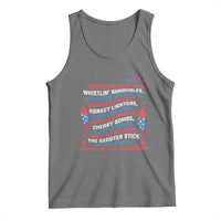 Funny You Dont Have No Whistlin Bungholes Tank Top USA Flag 4th Of July
