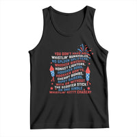 Funny You Dont Have No Whistlin Bungholes Tank Top USA Flag 4th Of July