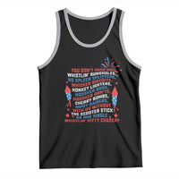 Funny You Dont Have No Whistlin Bungholes Tank Top USA Flag 4th Of July