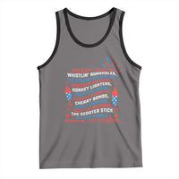 Funny You Dont Have No Whistlin Bungholes Tank Top USA Flag 4th Of July
