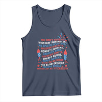 Funny You Dont Have No Whistlin Bungholes Tank Top USA Flag 4th Of July