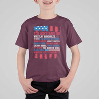 Funny You Dont Have No Whistlin Bugholes T Shirt For Kid 4th Of July American Flag