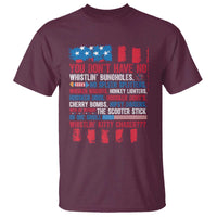 Funny You Dont Have No Whistlin Bugholes T Shirt 4th Of July American Flag