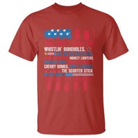Funny You Dont Have No Whistlin Bugholes T Shirt 4th Of July American Flag