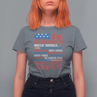 Funny You Dont Have No Whistlin Bugholes T Shirt For Women 4th Of July American Flag