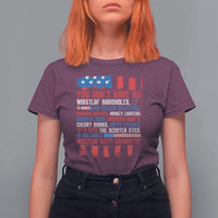 Funny You Dont Have No Whistlin Bugholes T Shirt For Women 4th Of July American Flag