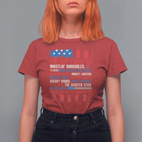 Funny You Dont Have No Whistlin Bugholes T Shirt For Women 4th Of July American Flag