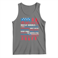 Funny You Dont Have No Whistlin Bugholes Tank Top 4th Of July American Flag