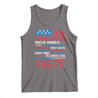 Funny You Dont Have No Whistlin Bugholes Tank Top 4th Of July American Flag