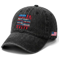 Funny You Dont Have No Whistlin Bugholes Washed Cotton Baseball Cap 4th Of July American Flag