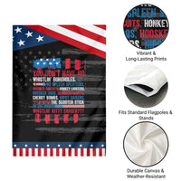 Funny You Dont Have No Whistlin Bugholes Garden Flag 4th Of July American Flag