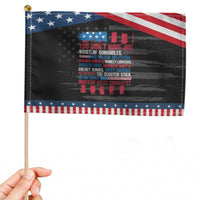 Funny You Dont Have No Whistlin Bugholes Patriotic Handheld Flag 4th Of July American Flag