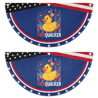Funny 4th of July Duck Firequacker Patriotic Fan Flag Vintage American Flag