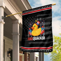 Funny 4th of July Duck Firequacker Garden Flag Patriotic Vintage American Flag