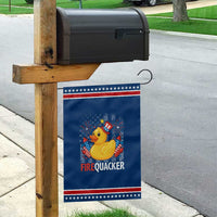 Funny 4th of July Duck Firequacker Garden Flag Patriotic Vintage American Flag