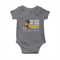 Good Leaders Don't Match Energy They Inspire Change Baby Onesie Black Leadership Juneteenth