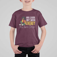 Good Leaders Don't Match Energy They Inspire Change T Shirt For Kid Black Leadership Juneteenth
