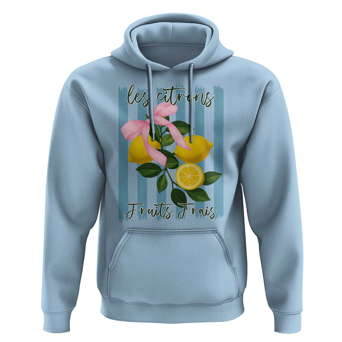Funny Les Citrons Fruits Frais Hoodie Summer Lemon Tropical Coquette - Wonder Print Shop