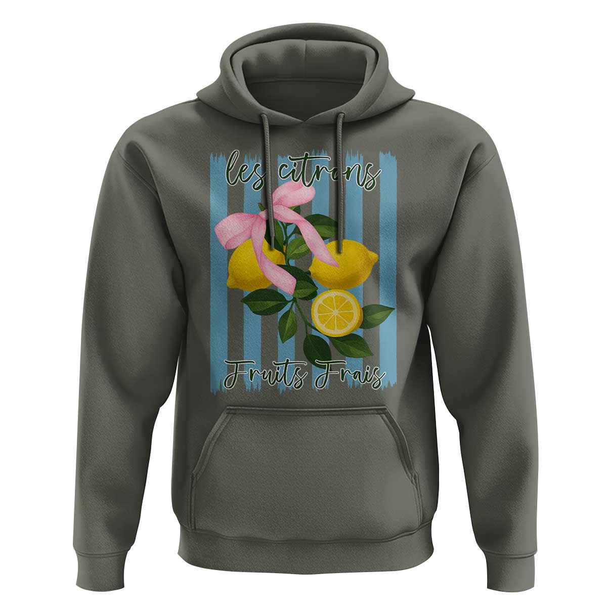 Funny Les Citrons Fruits Frais Hoodie Summer Lemon Tropical Coquette - Wonder Print Shop