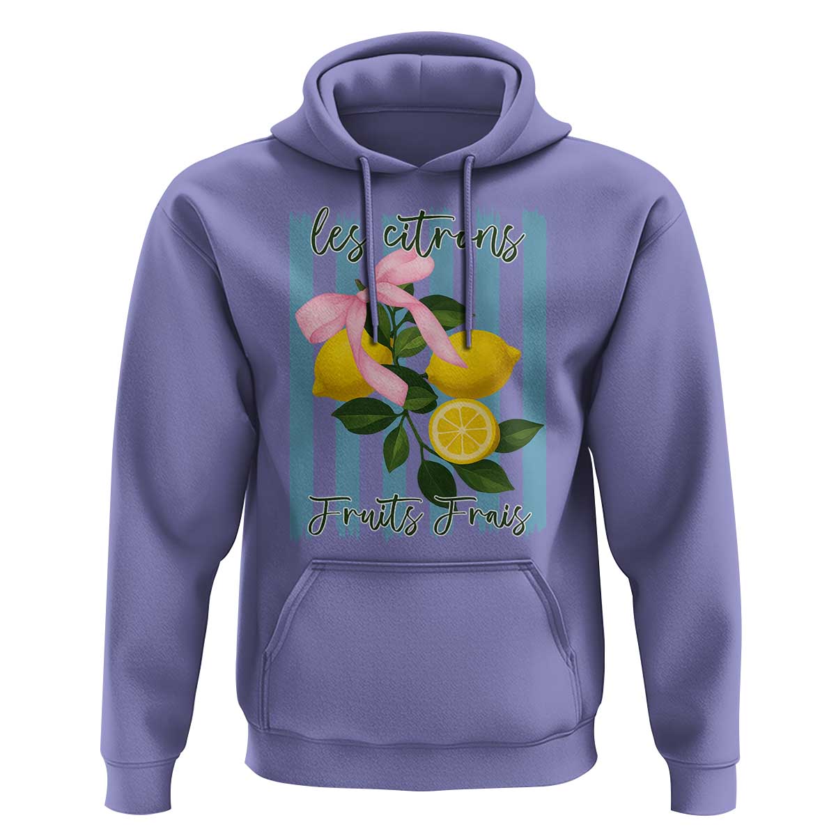 Funny Les Citrons Fruits Frais Hoodie Summer Lemon Tropical Coquette - Wonder Print Shop
