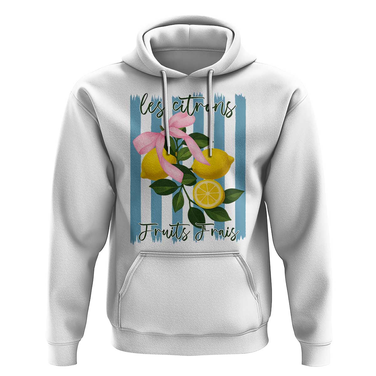 Funny Les Citrons Fruits Frais Hoodie Summer Lemon Tropical Coquette - Wonder Print Shop
