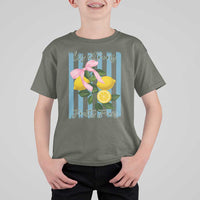 Funny Les Citrons Fruits Frais T Shirt For Kid Summer Lemon Tropical Coquette - Wonder Print Shop