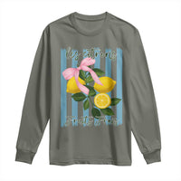 Funny Les Citrons Fruits Frais Long Sleeve Shirt Summer Lemon Tropical Coquette - Wonder Print Shop