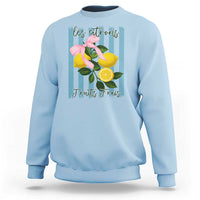Funny Les Citrons Fruits Frais Sweatshirt Summer Lemon Tropical Coquette - Wonder Print Shop