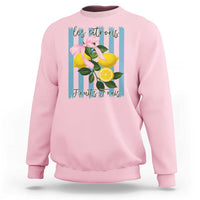 Funny Les Citrons Fruits Frais Sweatshirt Summer Lemon Tropical Coquette - Wonder Print Shop