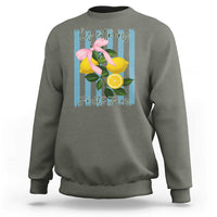 Funny Les Citrons Fruits Frais Sweatshirt Summer Lemon Tropical Coquette - Wonder Print Shop