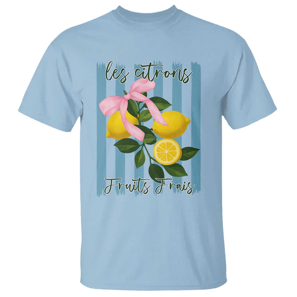 Funny Les Citrons Fruits Frais T Shirt Summer Lemon Tropical Coquette - Wonder Print Shop
