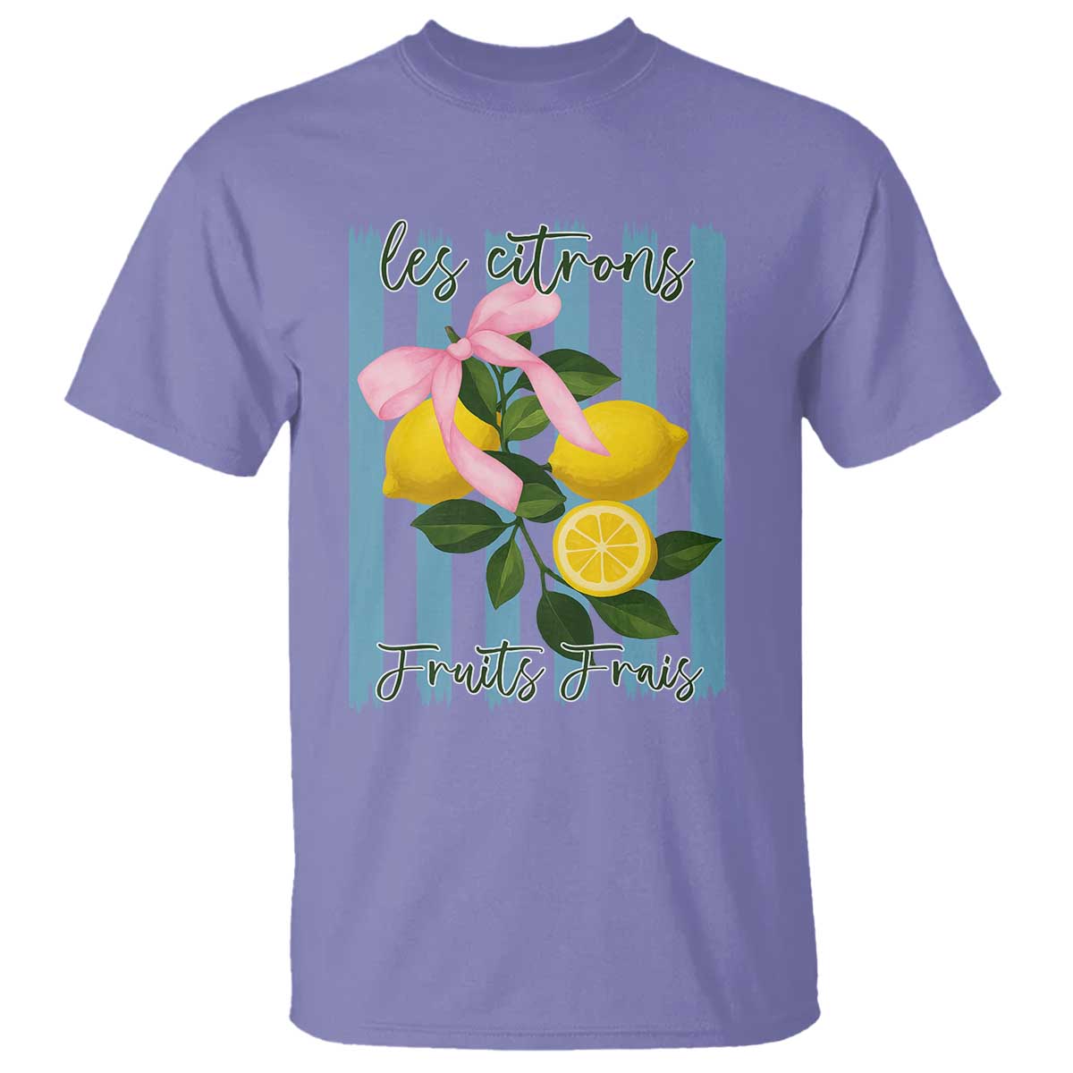 Funny Les Citrons Fruits Frais T Shirt Summer Lemon Tropical Coquette - Wonder Print Shop