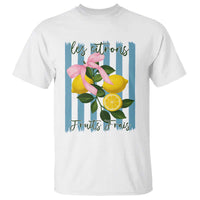 Funny Les Citrons Fruits Frais T Shirt Summer Lemon Tropical Coquette - Wonder Print Shop