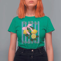 Funny Les Citrons Fruits Frais T Shirt For Women Summer Lemon Tropical Coquette - Wonder Print Shop