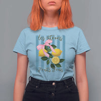Funny Les Citrons Fruits Frais T Shirt For Women Summer Lemon Tropical Coquette - Wonder Print Shop