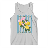 Funny Les Citrons Fruits Frais Tank Top Summer Lemon Tropical Coquette - Wonder Print Shop