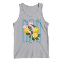 Funny Les Citrons Fruits Frais Tank Top Summer Lemon Tropical Coquette - Wonder Print Shop