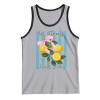 Funny Les Citrons Fruits Frais Tank Top Summer Lemon Tropical Coquette - Wonder Print Shop